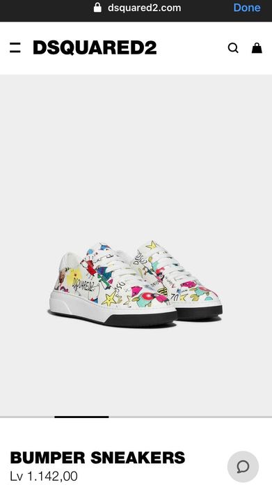 DSQUARED2  graphic sneakers
