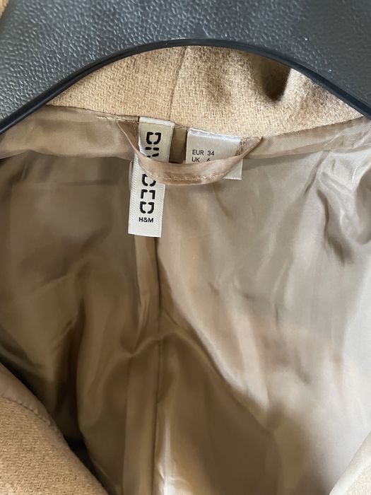 Палто H&M в цвят карамел