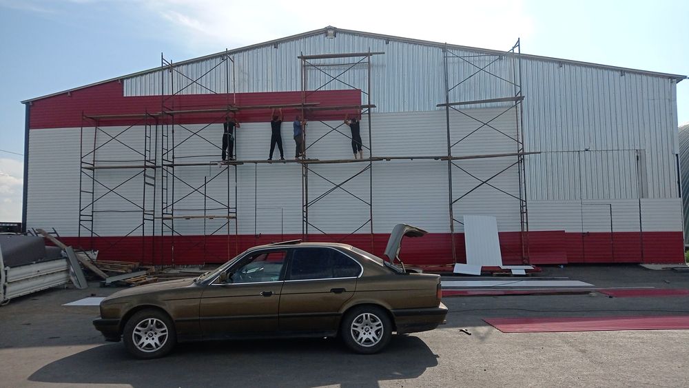 Кровельные работы, фасад