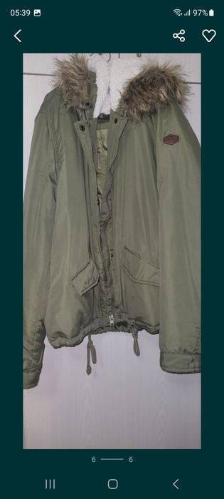 Haina takko marime 48, groasă,tip boomner, culoare kaki