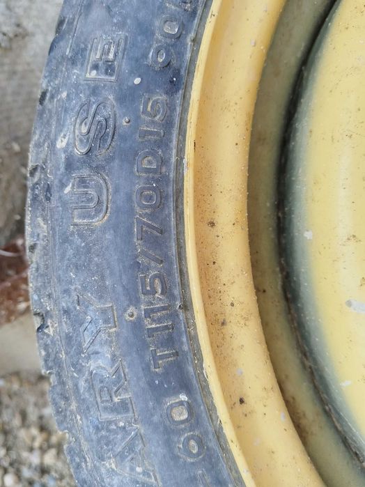 Roata rezervâ slim mazda pe 15