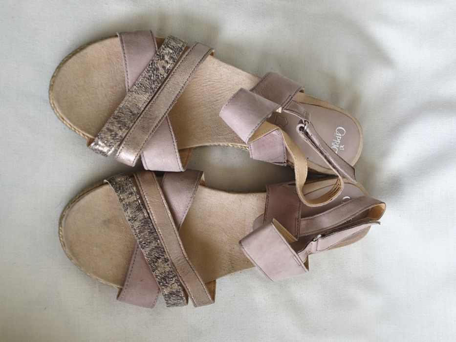 Caprice, нови сандали естествена кожа, номер 41