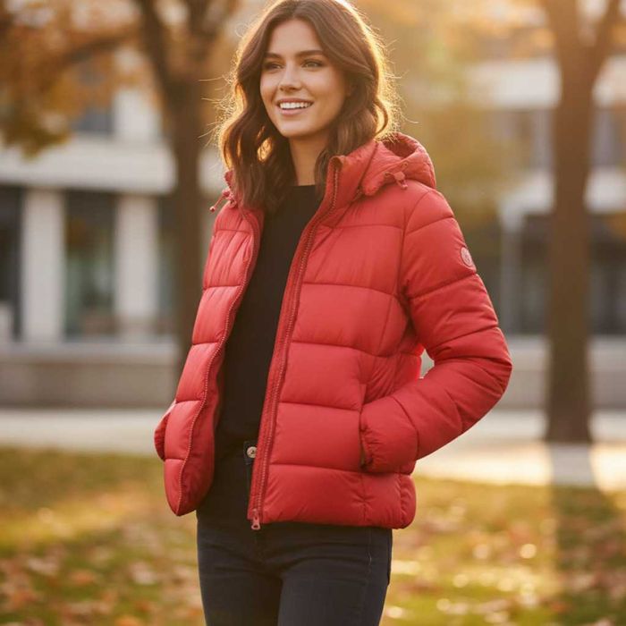 Топло капитонирано яке - практично, стилно и удобно. BENETHON