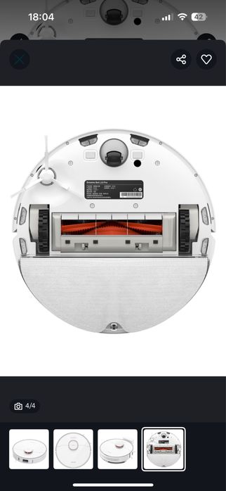 Робот пылесос Dreame L10 Pro