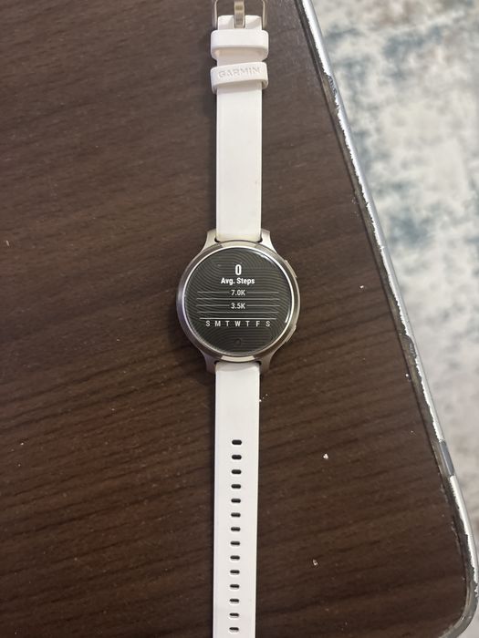 Smartwatch Garmin Lily 2, 35mm, curea silicon, Cream Gold/Coconut
