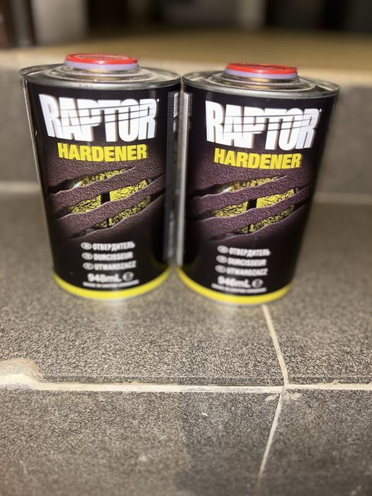 2 x Kit Vopsea Raptor Rosu (Bordeaux)U-POL Kit 4 lit + Pistol Vario