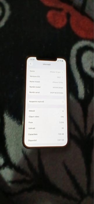 Vând Iphone 12 pro , stare impecabila
