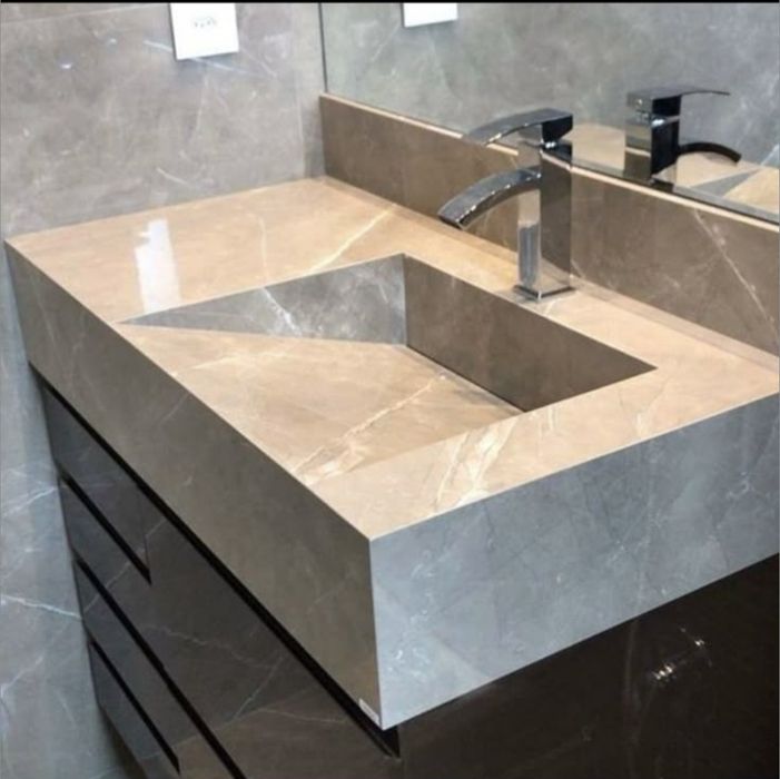 Умывальник из керамогранита на заказ