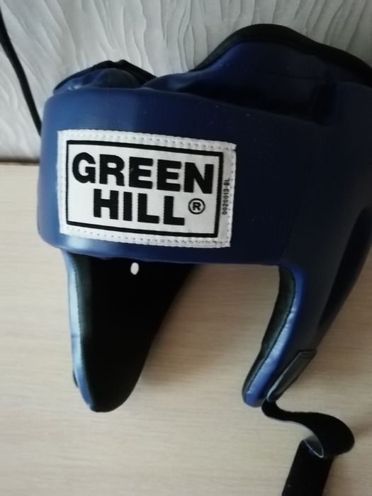 Шлем боксёрский синий Green HILL новый