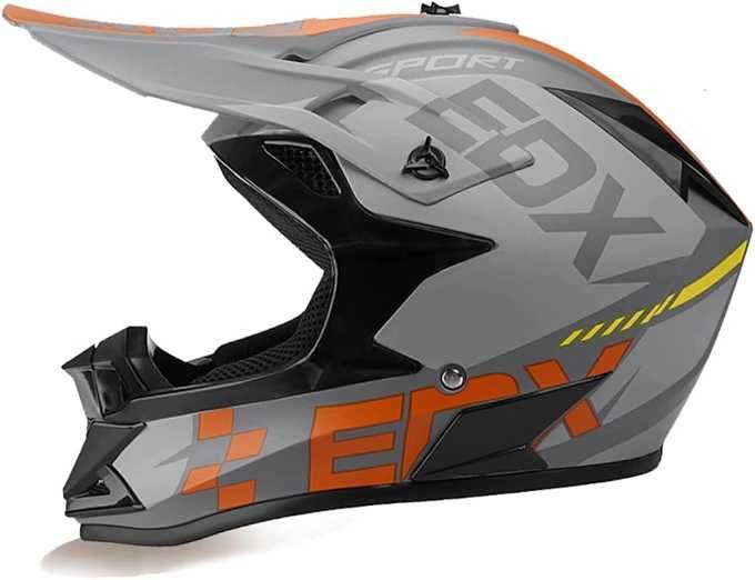 Каска Крос Мотор/Скутер/Бъги/Вело/АТВ с Очила-YF889