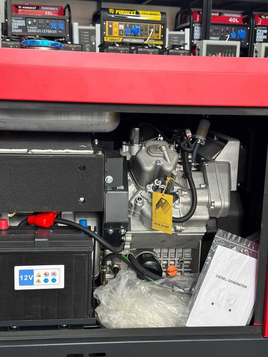 Дизельная электростанция 12kw  generator 2 PORSHNLI Масляный радиатор