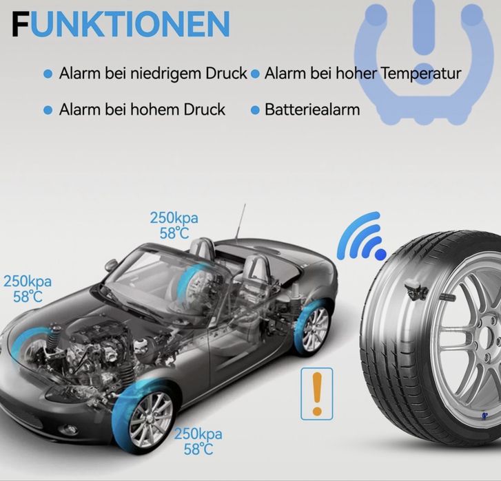 Set Senzori Presiune Roti Anvelope Bmw Seria 3 5 7 G11 G20 G30 X5 X6