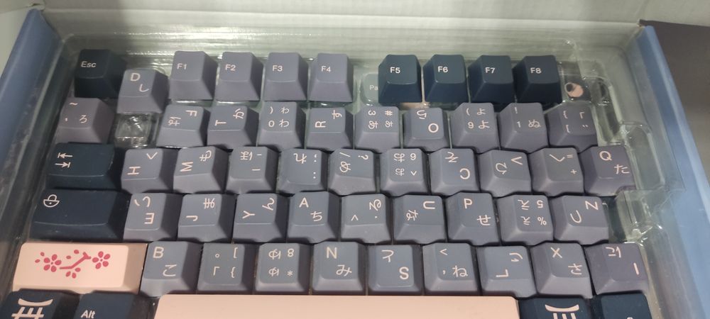 Кейкапы японские розовые
