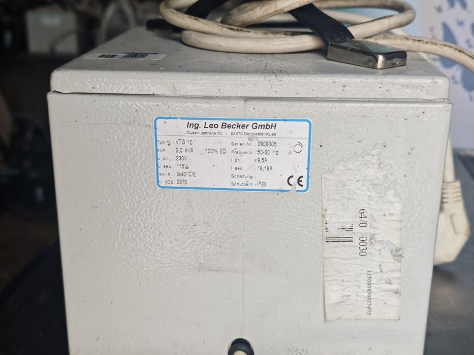 Понижающий трансформатор Schuntermann ET 1000 (Германия) 220→110V