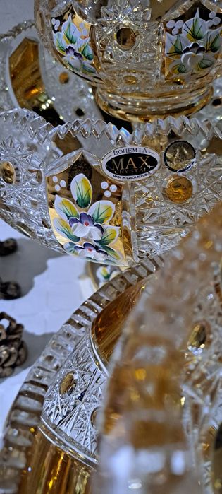 Чехословакия оргинал богема хрусталь 11 штук новый