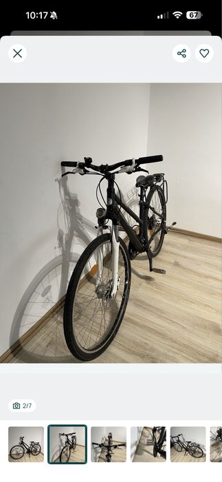 Bicicleta Trekking Bike Manufaktur Black Cross Marime S