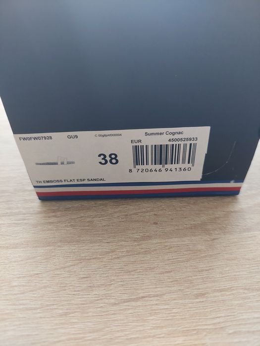 Tommy Hilfiger кожени чехли Emboss Sandal