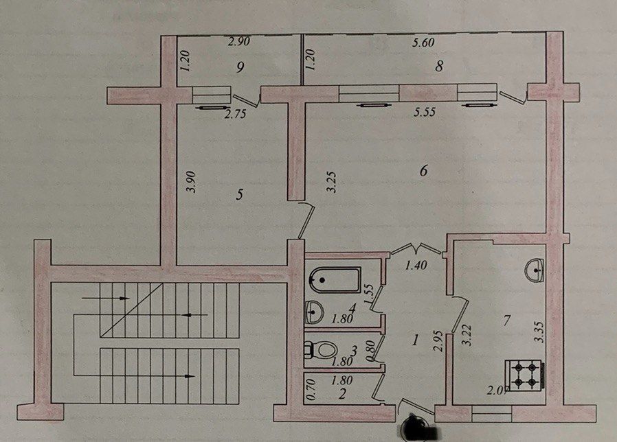 Продажа 2/2/4 на Юнусабад-18, 2 хонали сотилади