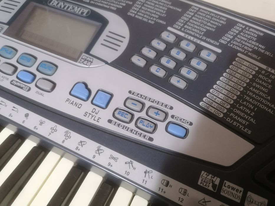 Pian digital BONTEMPI PM-746 orgă