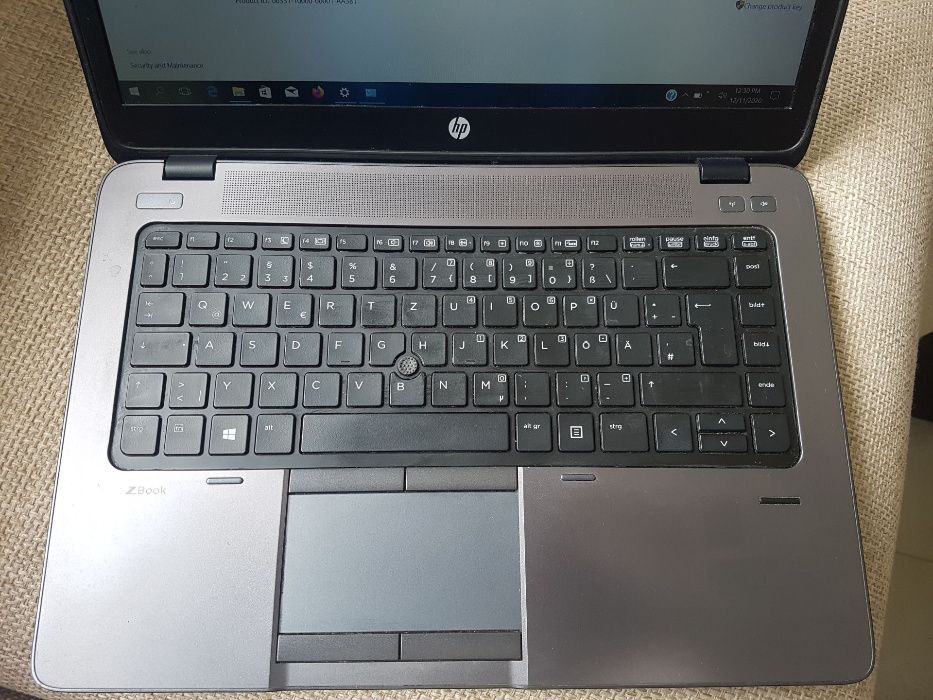 Лаптоп HP ZBook 14, Intel i7, 16GB, 512GB SSD - графична станция
