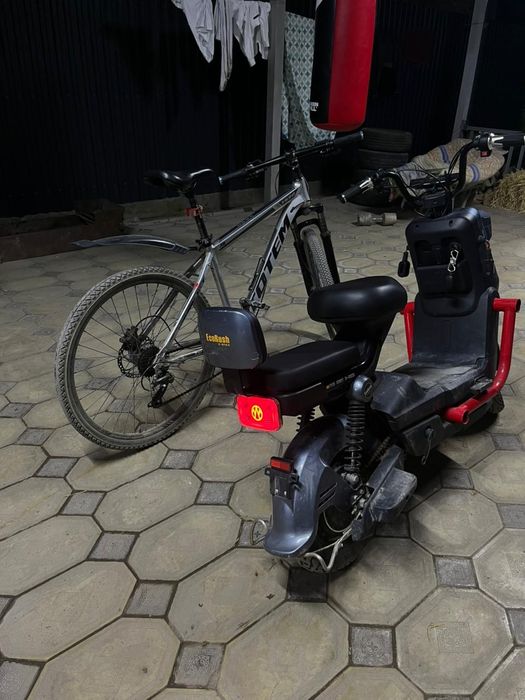 Скутер танк велосипед тотем