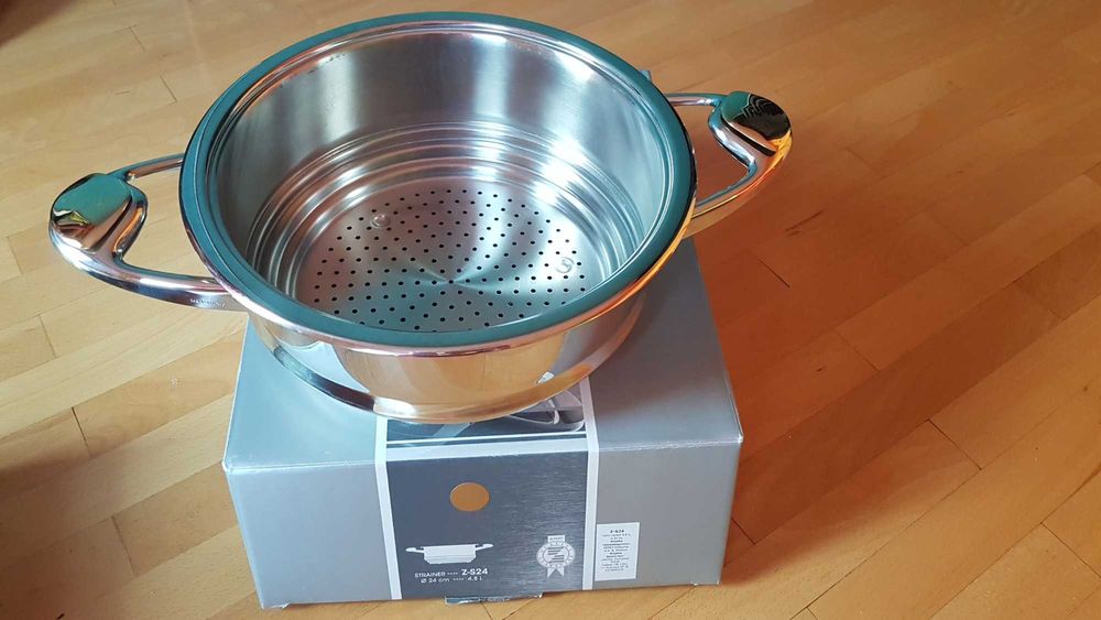 Оригинален  съд  за готвене на пара  - сито чиния Zepter - 4,8 литра