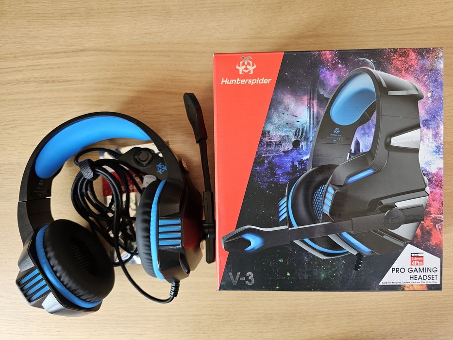 Casti Gaming HunterSpider V3 Pro, Surround Sound 7.1, Super Deep Bass