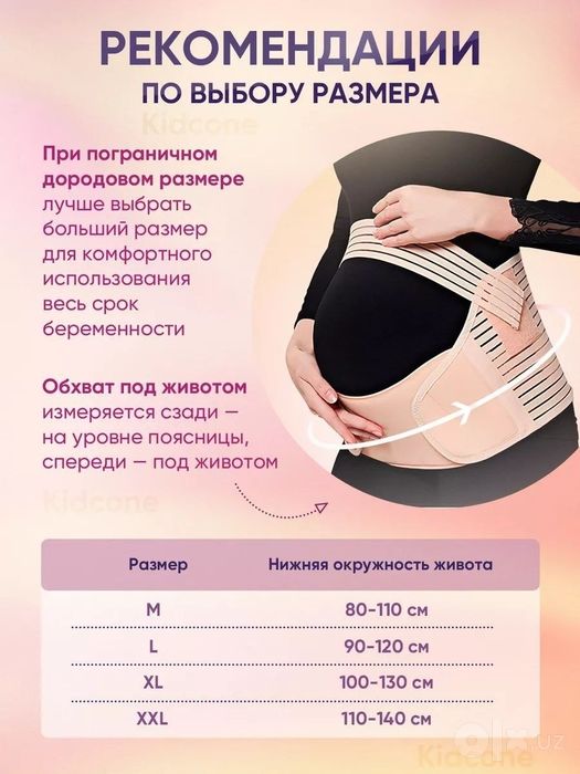 Бандаж для беременных до и послеродовой 4 в 1 корсет