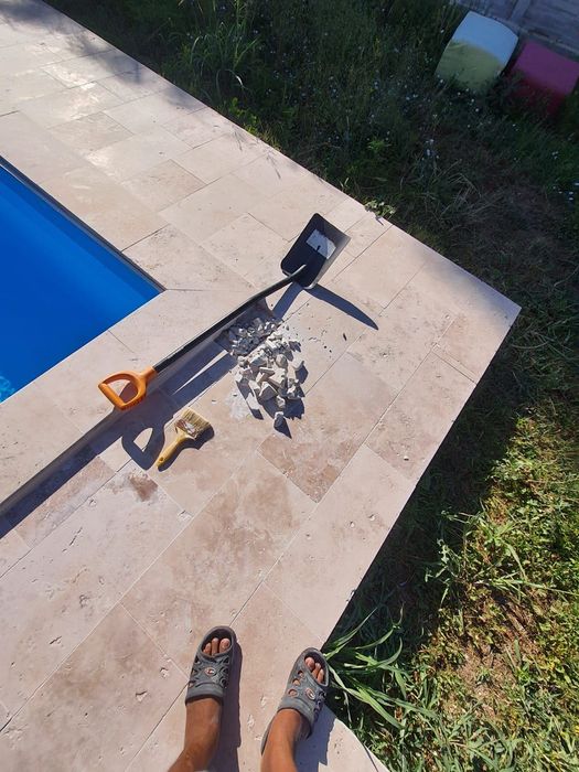 Travertin Exterior Gradina/Piscina  French Set 3 cm Pret Producator!