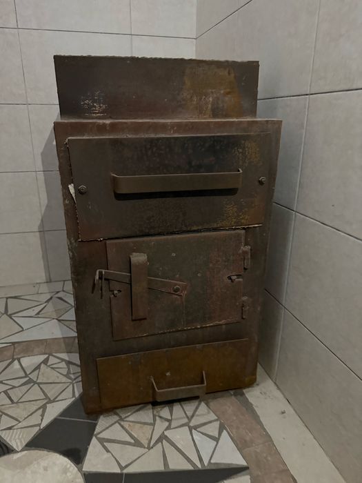 Печь железная для бани