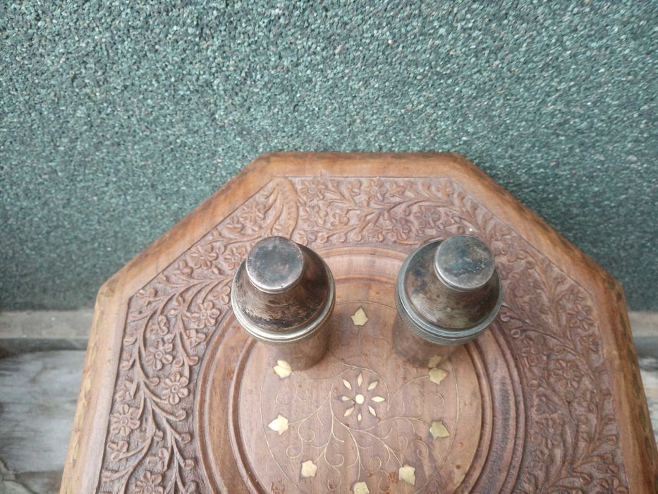 Ретро антикварни медицин. съдове от мед за стерилизиране на мед. игли.