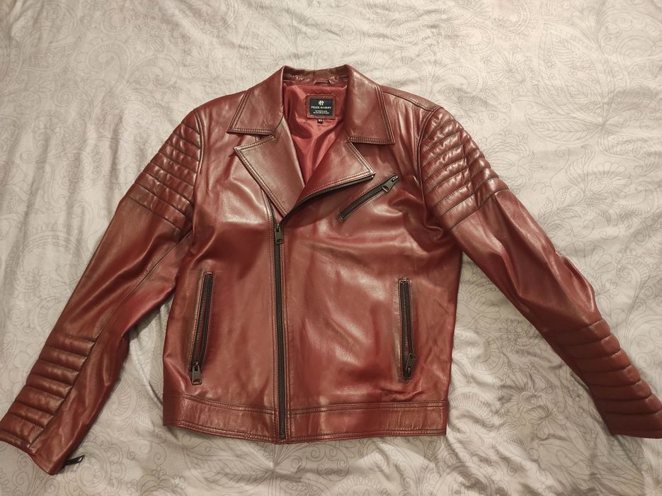 Geaca piele Felix Hardy moto