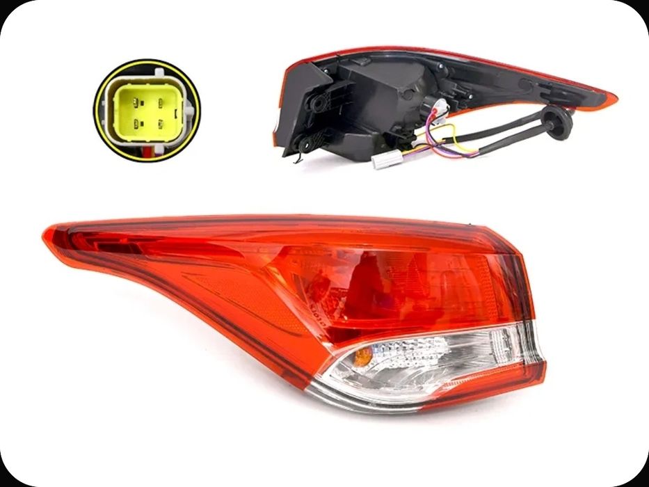 Фонарь задний левый наружный боковой в крыло стоп сигнал Changan Alsvi