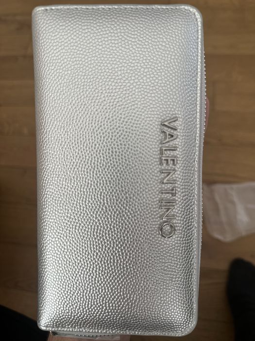 Portofel Valentino argintiu