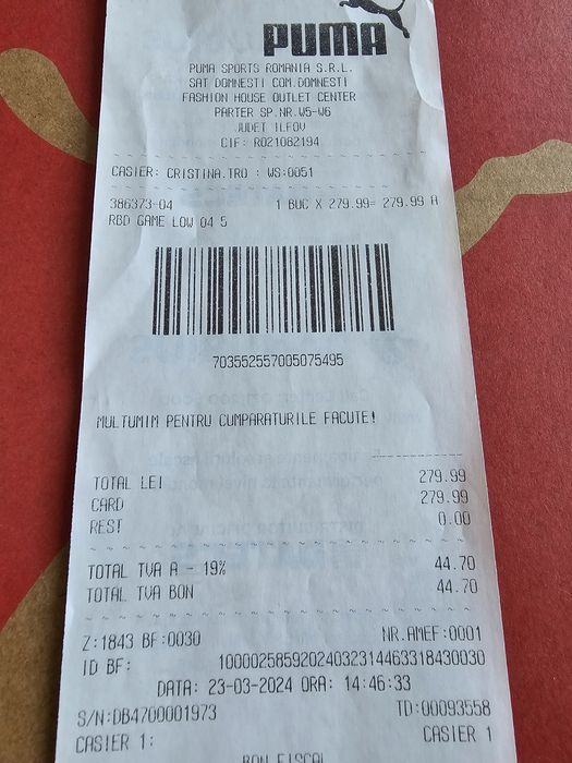 Adidasi Puma Rbd Game Low marime 38