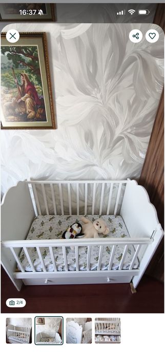 Продам манеж кроватку для ребенка