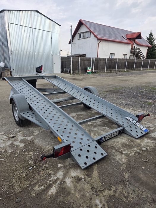 Platforma auto 1500 kg cu o axa basculabila  weekend W150A