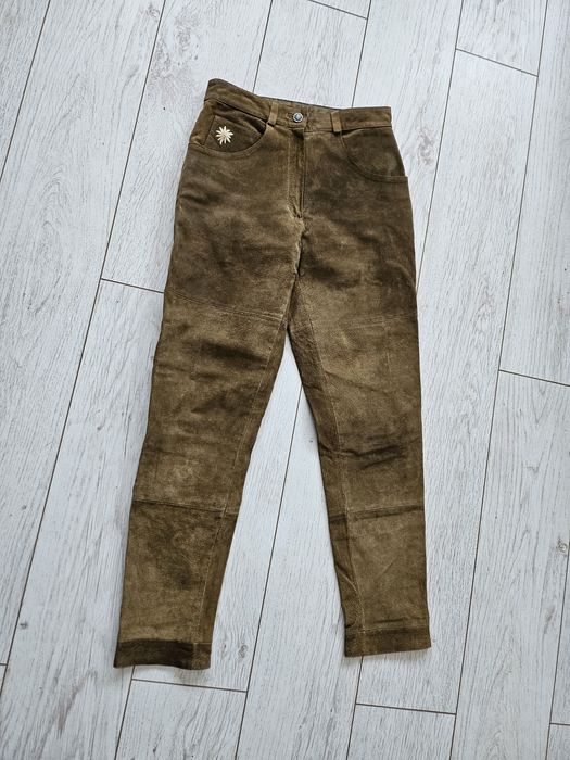 Pantaloni piele întoarsă, dama,40-42 October Fest