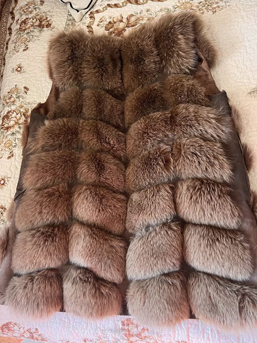 Меховая жилетка, песец