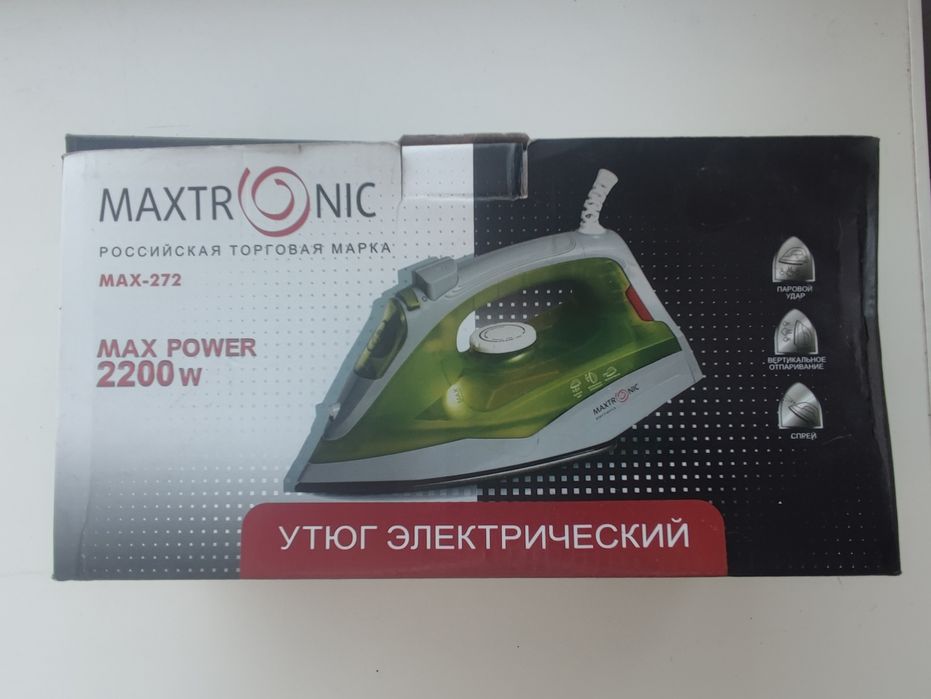Продам новый утюг Maxtronic