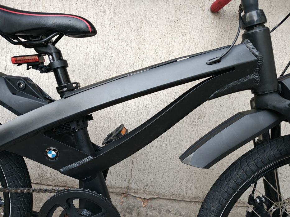 Bicicleta copii BMW JUNIOR 20 Zoll, original, frane disc, negru mat 6-
