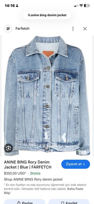 Anine bing и Emma Robert’s дънкови якета