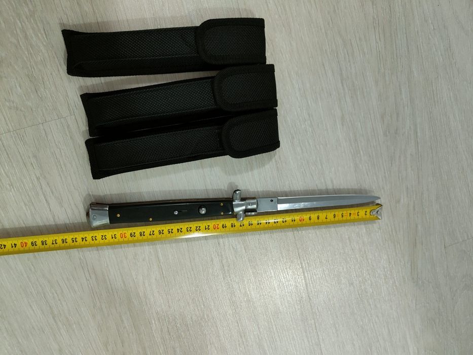 Cutit Briceag Stiletto, Black / Briceag Vanatoare lama 17cm