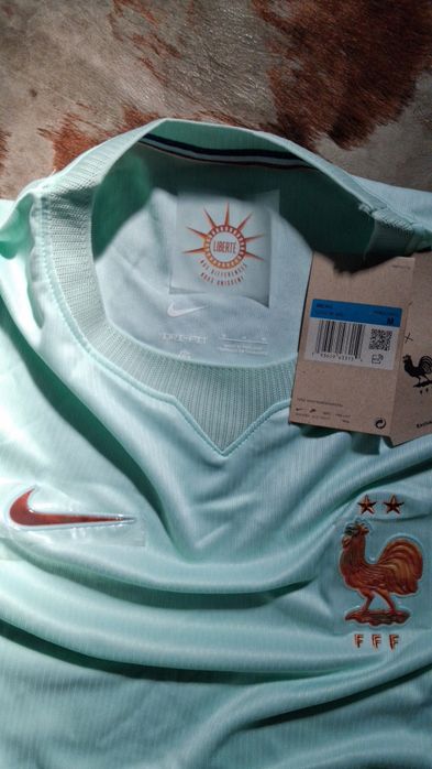 Tricou Franța — Nike Away Jersey (Verde menta/Alb)