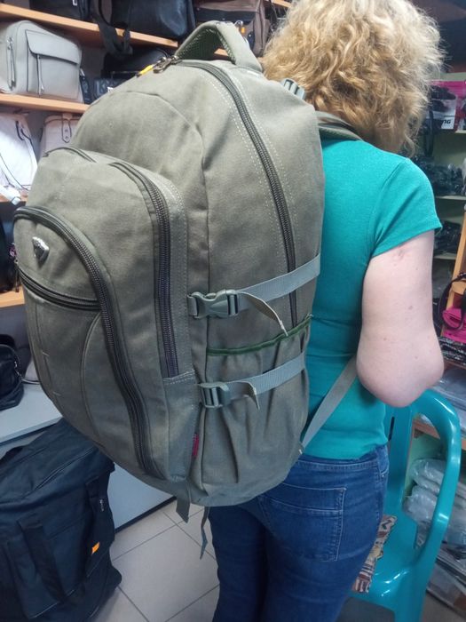 Раница от брезент голяма