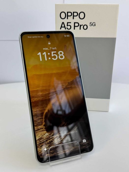 OPPO A5 Pro 5G 256GB 8GB RAM Dual SIM Olive Green Garanție 12 Luni