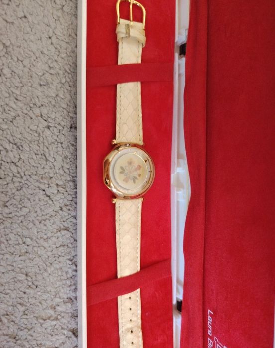 Ceas  Laura Biagiotti Women's Quartz Watch with Natural Flower Petals Vintage