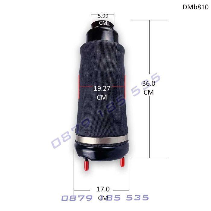 Въздушна възглавница окачване Mercedes ML W164 GL X164 предна ос МЛ ГЛ