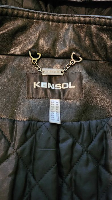 Дълго елегантно кожено палто Kensol