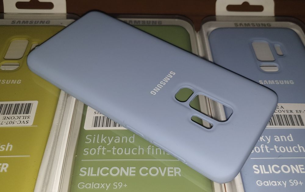 Husa silicon originala Samsung Silicone Cover Galaxy S9+ S9 Plus G965